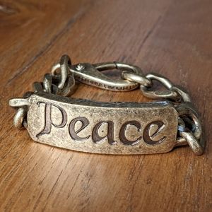 Lucky Brand "Peace" Bracelet